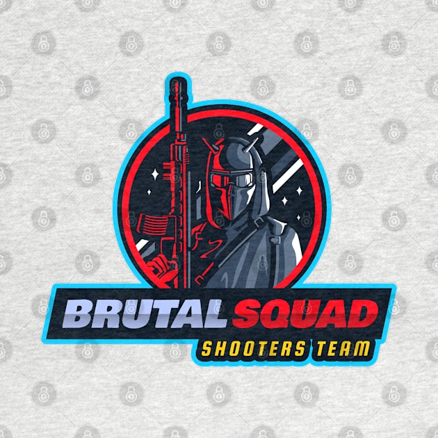 Brutal Squad Shooters Team T-shirt Coffee Mug Apparel Notebook Sticker Gift by Eemwal Design